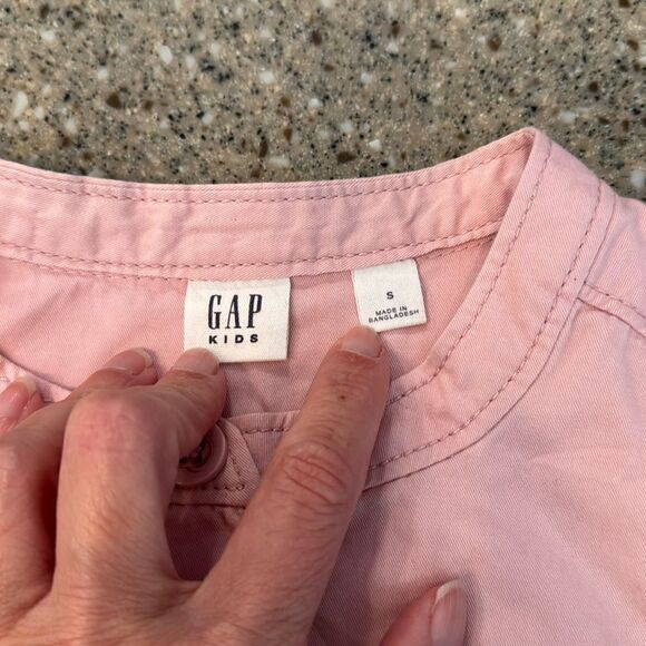 GAP Girls Twill Short Sleeve Jumpsuit *NEW* - Picture 3 of 10